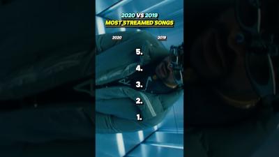 2020 VS 2019 Most Streamed Songs 