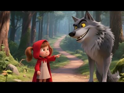 2025 Little Red Riding Hood  Simple Suspense  Fairy Tale for Kids  Best Kids Story