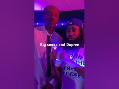 Big Snoop Dog and Dupree hiphop rapmusic snoopdogg
