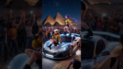 Brainrot x Kpop Demon Hunters  Supercar World Tour Dance  Song 