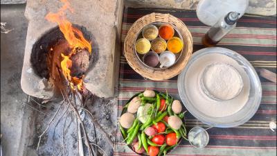 Chulhe ka khana cooking live