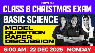Class 8 Christmas Exam Basic Science  Model Question Paper Discussion  Xylem Class 8
