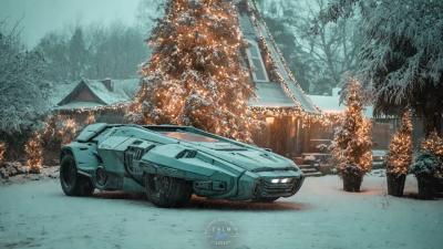 Cozy Christmas Lofi Beats Lofi Hiphop Mix in Neon Future Earth To Work  Read  Chill