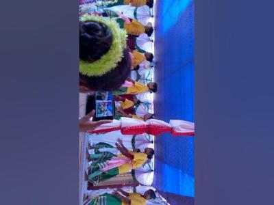 Cultural program in Holy Cross Girls High School Sitapahar