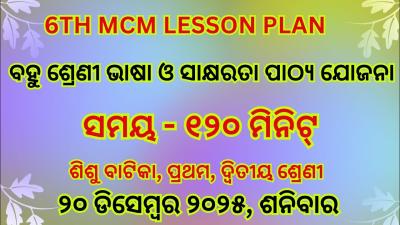 Demo Literacy Lesson Plan For 6th MCM fln mcmlessonplan education 6thmcmlessonplanning