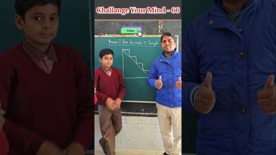 Draw 1 line to make 5 tringle student activities students maths school education trend