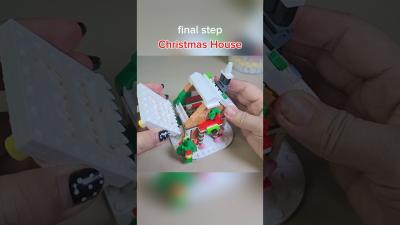 Final Step Completing the Christmas House Build  Satisfying Tutorial 