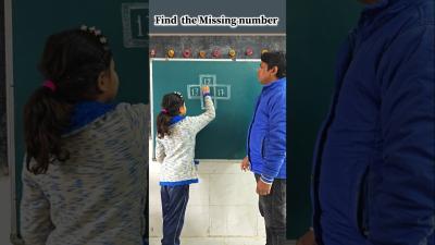 Find the missing number  IQ test education maths students school youtubeshrorts
