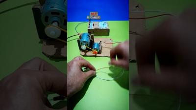handmade generator with dcmotor free energy diy craft dcmotor generator tech stem
