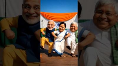 Hilarious Dance Video  Modi Ji  Lalu Ji Dance Competition  funny trending shorts