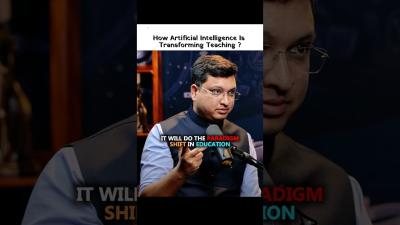 How Artificial Intelligence is Transforming Teaching  nvsir shorts ai podcast education