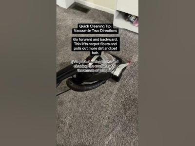 How to vacuum with this quick cleaning hack