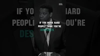 If You Work Hard People Think You Disparate  Denzel Washington motivation motivationalvideo