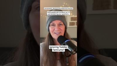 Ignoring Toddler Tantrums