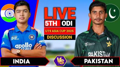 India U19 vs Pakistan U19 5th ODI Live Match Analysis  Discussion IND U19 vs PAK U19 5th ODI