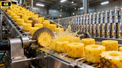 Inside a Modern Pineapple Canning Plant From Fresh Harvest to Perfectly Sealed Cans Full Process