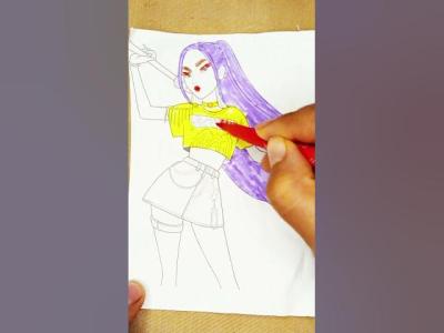 Kpop demon hunters color mix colors drawing kpopdemonhunters kpop