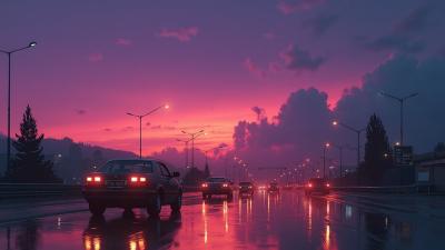 Lofi Night Drives  Coffee Moonlight Chillhop Beats Relaxing Vibes