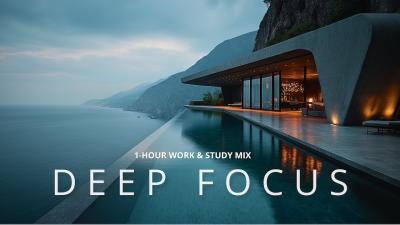 Music for Concentration While Working  Deep Focus Ambient Mix 1 Hour