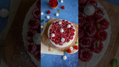 Pavlova framboise 