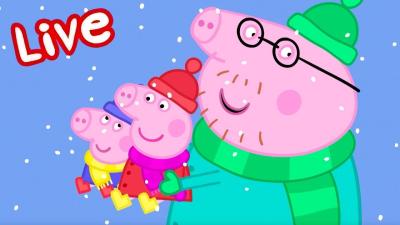  Peppa Pig CHRISTMAS 2025 LIVE Winter Fun Full Episodes  Kids Cartoons 