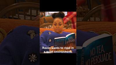 Raven wants to read in a quiet environment.funny shorts shortvideo series fouryou