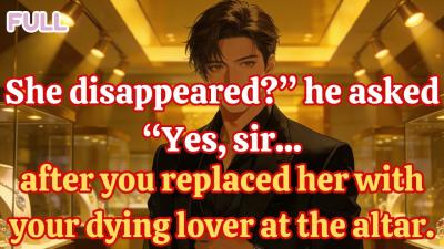 She disappeared he asked Yes sirafter you replaced her with your dying lover at the altar 