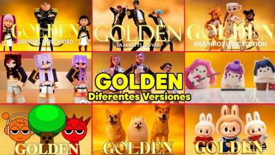 Song GOLDEN Huntrx Through Different Versions  Guess The Song Golden KPOP DEMON HUNTERS 