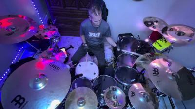 Throwback..Rehearsal video 2023 Smoke From A Distant Fire Drum cover.