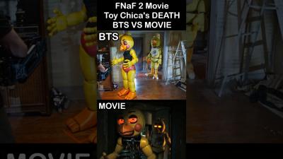 Toy Chicas VS Chica  Behind The Scenes VS Movie  FNaF 2 Movie BTS