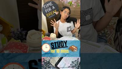 When You Study 10 Minutes and Already Need a Break  Relatable Study Vlog  Study Motivation Short