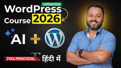 WordPress Course 2026  WordPress Tutorial for Beginners  Learn WordPress   