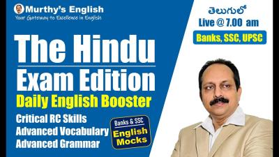 10 January 2026  Daily English for Competitive Exams in Telugu   BANK  SSC  UPSC  SPSC