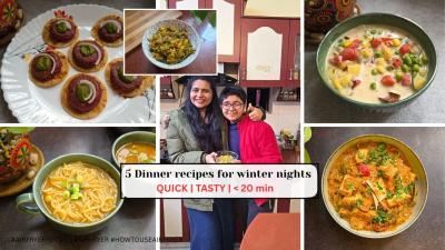 5 Quick Veg Indian Dinners Under 20 Minutes  Easy Everyday Recipes