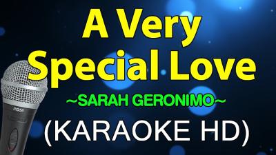 A Very Special Love Karaoke  Sarah Geronimo  Instrumental Lyrics