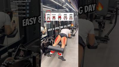  Beginner Leg Workout  Simple  Effective gymtips legs legday legworkout