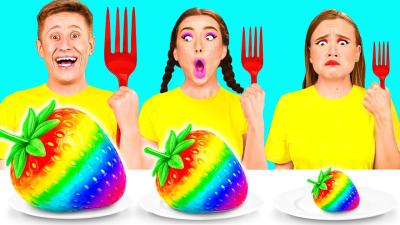 Big Medium and Small Plate Challenge  Awesome Kitchen Hacks