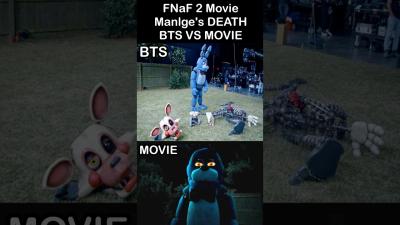 Bonnie VS Mangle  Behind The Scenes VS Movie  FNaF 2 Movie BTS
