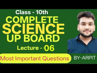 Class 10th science lecture 06