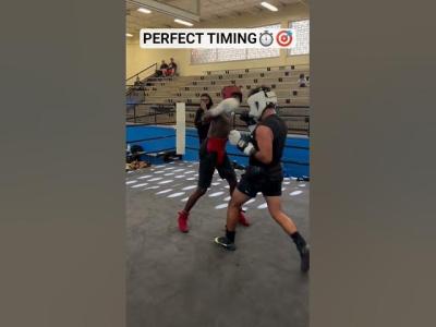 CLEAN STRAIGHT PUNCH  Sparring Moment boxing boxingtraining