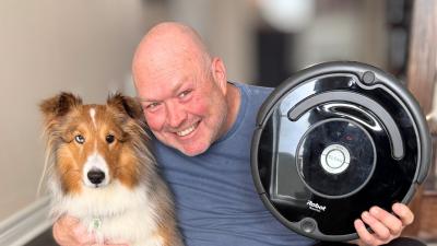 Dog vs Roomba  Can She Handle the Robot Vacuum