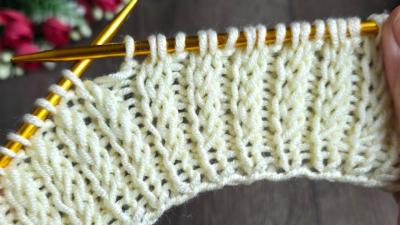 Easy twoneedle knitting pattern without ribbing online tutorial. crochet 