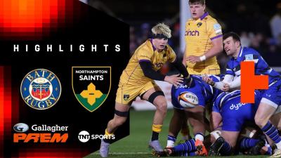 ENTHRALLING CLASH  Bath Rugby vs Northampton Saints  Gallagher PREM Rugby Highlights