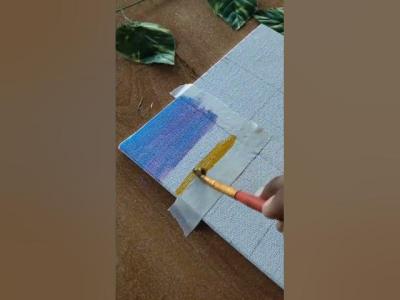 Evening sky.. Painting Tutorial painting shortvideoartytshortsshorts