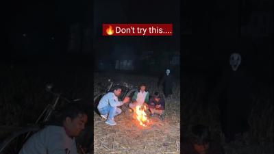 Funny Indian bhoot wala video  Horror Ghost scary short shorts ytshorts shortsfeed funny