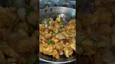 gobi chili recipe  how to make Gobi chilli step by step process shorts theflavourofodisha13