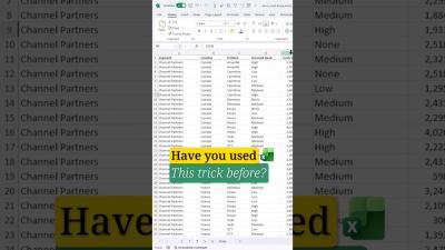Have You Used This Excel Trick Before