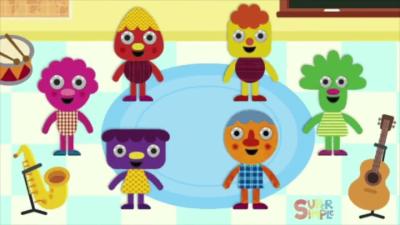 Head Shoulders Knees  Toes  Super Simple Karaoke for Kids  Songs with Lyrics  Actions