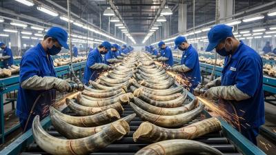 How Cow Horns Are Turned into Luxury Decorative Pieces  Inside the Workshop Full Process