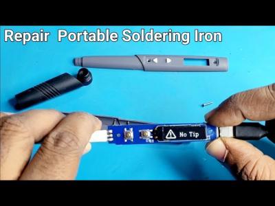 How to Repair Relief 210 Portable Soldering Iron  No Tip Error